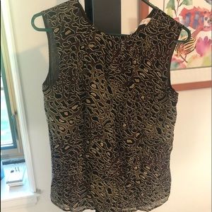 Tory Burch Leopard Print Blouse